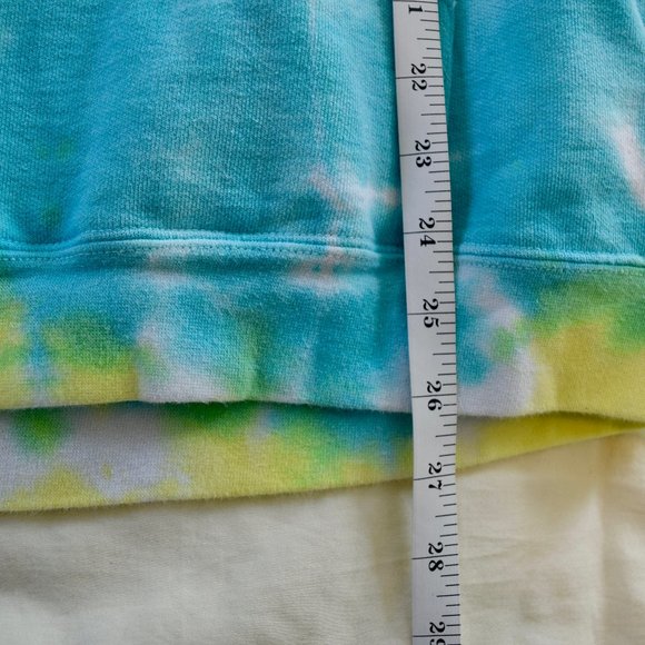 NWOT ~ IVORY ELLA Rainbow Oversized Fit Tie Dye Hoodie S - Picture 8 of 8
